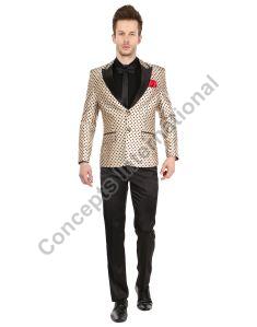 Mens Golden Suit Set