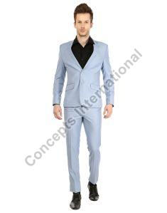 Mens Ice Blue Suit Set