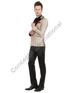 Mens Golden Suit Set
