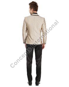 Mens Golden Suit Set