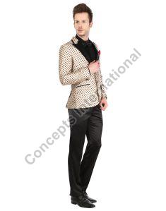 Mens Golden Suit Set