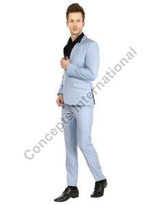 Mens Ice Blue Suit Set