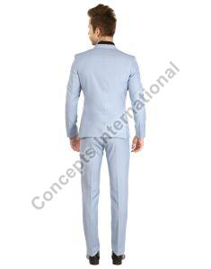 Mens Ice Blue Suit Set