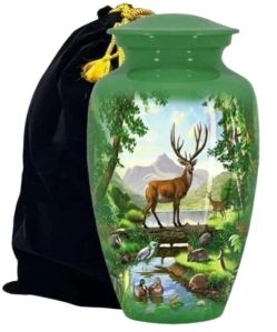 Animal Design Marble Cremation Urn