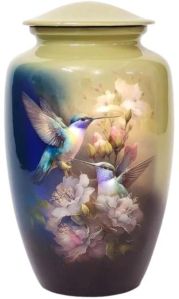 Humming Birds Design Cremation Urn