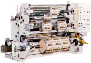 Slitting Cum Holographic Tape Applicator Machine