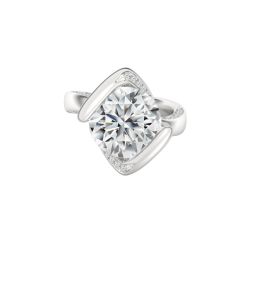 14k White Gold Diamond Rings
