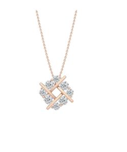 18k White Gold Rose Gold Pendants