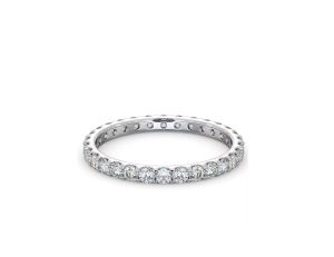 Half Eternity Ring 0.30CT Lab Diamond 14K White Gold