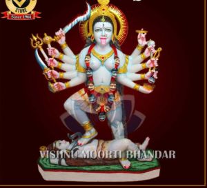 Marble Mahakali Statue