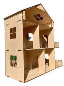 Wooden 3D Puzzle Doll House