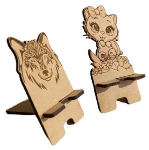 Laser Puppy Cut Phone Stand