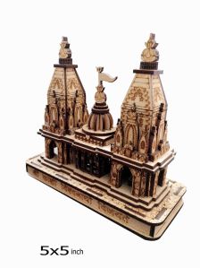 MDF Wood Traditional Kashi Vishwanath Temple