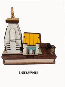 MDF Wood Traditional Shree Kedarnath Temple