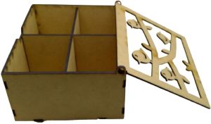 Bird Design MDF Laser Cut Gift Box