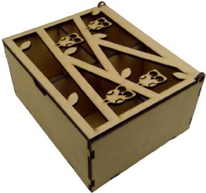 Owl Design MDF Laser Cut Gift Box