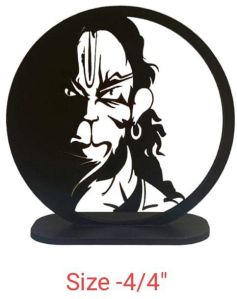 Laser Cut Hanuman Ji for Car Dashboard