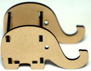 Elephant Shape Laser Cut Phone Stand
