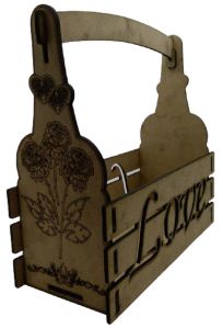 Decorative MDF Wooden Basket
