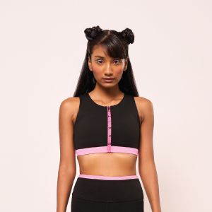 A Clean Win Active Sports Bra Black