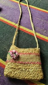 Raw Jute Sling Bag