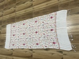 Pure Cotton Embroidered Stole