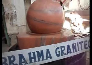 Stone Sphere Fountain