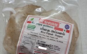 Rice Papad-black pepper