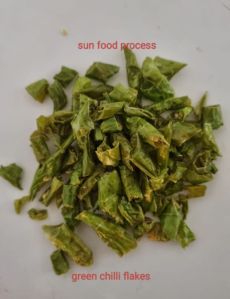 Dehydrated Green Chilli Flakes