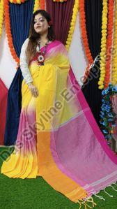 Cotton Handloom Khadi Saree