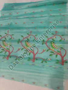 Designer Handloom Muslin Jamdani Saree