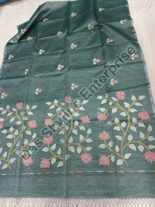 Designer Handloom Work Jamdani Saree