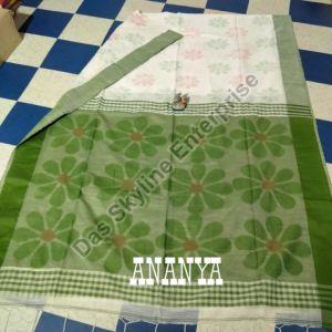 Handloom Cotton Printed Saree