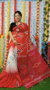 Handloom  Cotton Silk Buti Saree