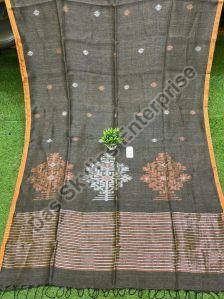 Ladies Casual Wear Handloom Jamdani Saree