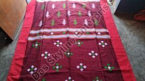 Ladies Printed Handloom Jamdani Saree