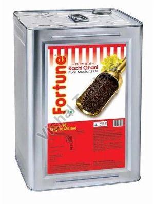15 Ltr. Fortune Kachi Ghani Mustard Oil Tin