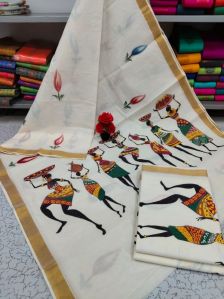 Mural Paintings Sarees