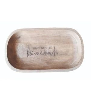 Oval Mango Wood Serving Tray