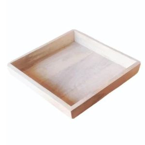 Square Mango Wood Serving Tray