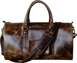 leather duffle bag