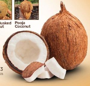 Semi Husked Coconut