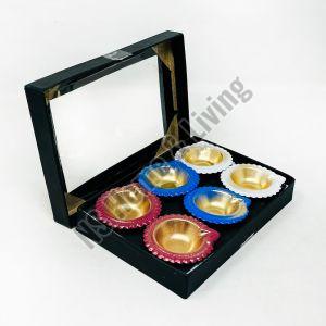 6 Pcs Diya Set Box