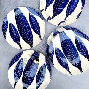 Patram Hand Painted Ceramic Dinner Plates Set