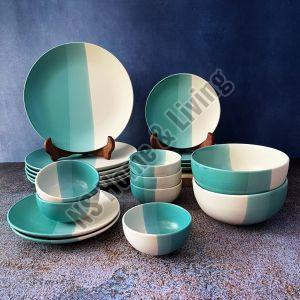 Trihni Hand Painted Ceramic Dinner Set