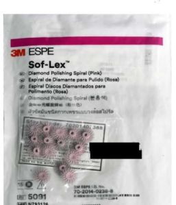 3M ESPE Sof-Lex Diamond Polishing Spiral /Dental Soflex Pink