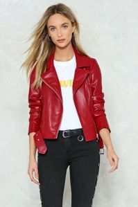 Womens Handmade Leather Jacket