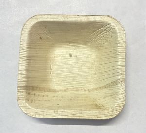 Palm Leaf Deep Square Bowl