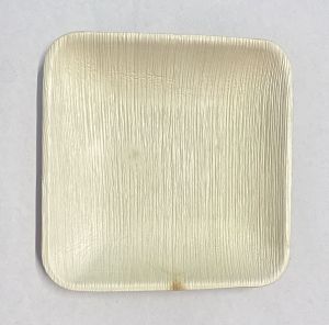 Palm Leaf Shallow Square Plate