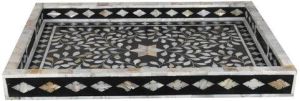 MOP INLAY TRAY WOODEN (MOP)